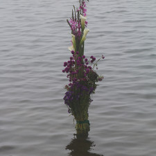 Offering in Lake Chicabal