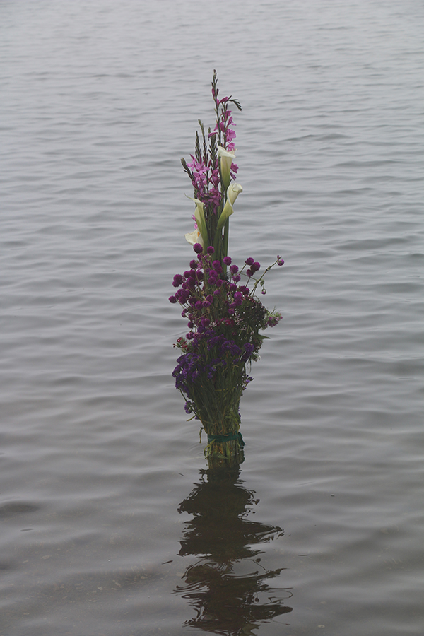 Offering in Lake Chicabal