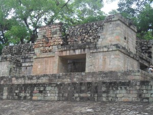 Temple in Copan, Honduras