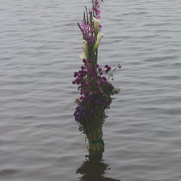 Offering in Lake Chicabal